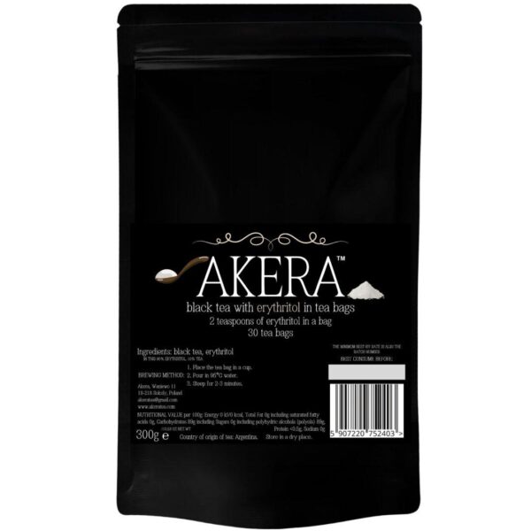 black tea with erythritol 30