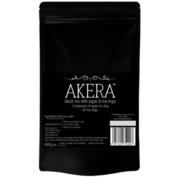 black tea with sugar 50