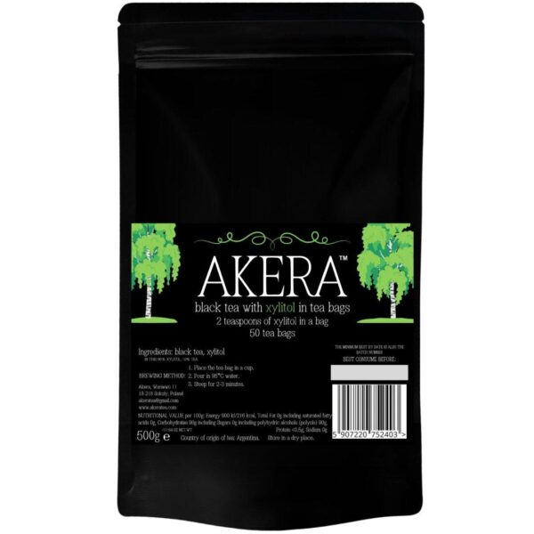 black tea with xylitol 50