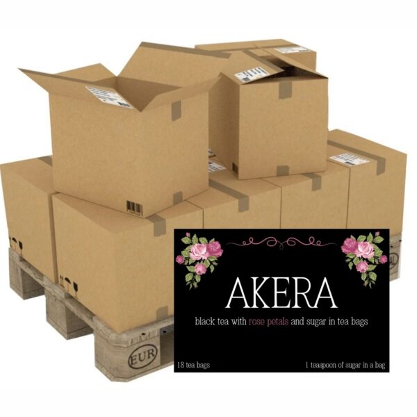 BLACK TEA WITH ROSE PETALS AND SUGAR