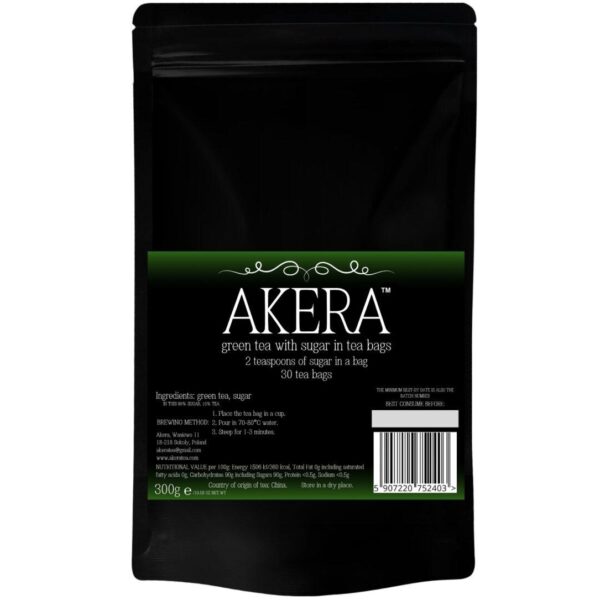 green tea with sugar 30