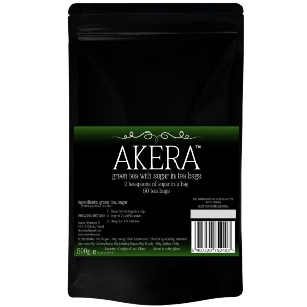 green tea with sugar 50