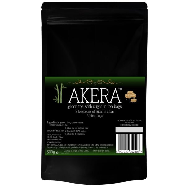 green tea with cane sugar 50